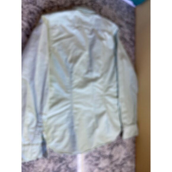 Ralph Lauren Mens Shirt Size 10 Slim Fit Mint Green Button-Up Shirt - Picture 9 of 10